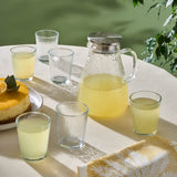 " Karaca Luminous 7 Teiliges Glas Set Transparent "