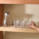" Karaca Luminous 7 Teiliges Glas Set Transparent "