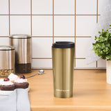 Karaca Sheeny Edelstahl Auslaufsicherer Thermobecher 450 ml Gold
