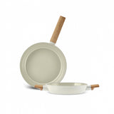 " Karaca Swiss Crystal Almond Cream, Pfannen Set, Induktion "