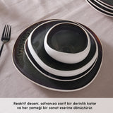 " Karaca Earth Collection Galactic 55-teiliges Tafelservice für 12 Personen – Weiß "