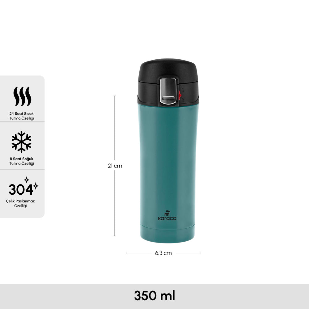 " Karaca Pluton, Thermosflasche, 350ML, Grün "