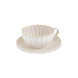 Karaca New Daisy Teetasse 250 ml, Weiss