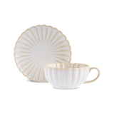 Karaca New Daisy Teetasse 250 ml, Weiss