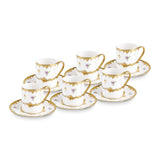" Karaca Bihter, 6 Person Kaffeetasse 90ML "