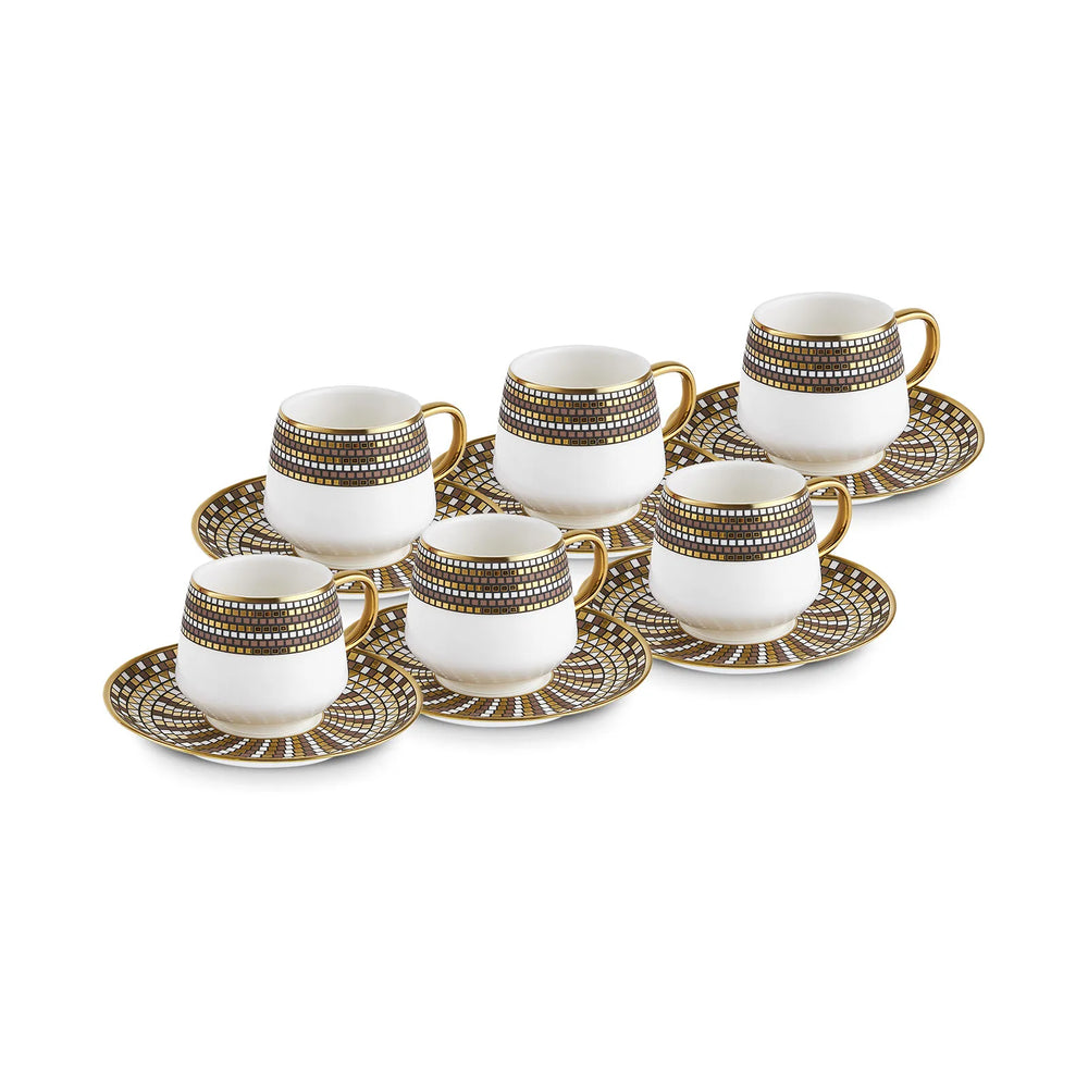 " Karaca Belgin, 6 Person Kaffee Tasse Set, 90 ML "