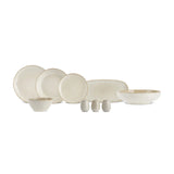 " Karaca Earth Collection Aria 55-teiliges Tafelservice für 12 Personen Beige "