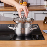 Karaca Elite Edelstahl-Kasserolle Flach 16 cm