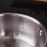Karaca Elite Edelstahl-Kasserolle Flach 16 cm