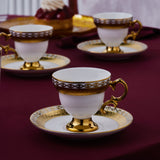 Karaca Hürrem Kaffeetassenset für 6 Personen 90 ml