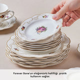 " Karaca Forever Bone Antique Gold 26-teiliges Frühstücksset "