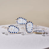 Karaca Belem Marineblau 12-teiliges Teeglas-Set