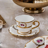 Karaca Royal Bone Elizabeth Kaffeetassenset für 6 Personen 90 ml