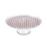 Karaca Rattan Grau-Glitzer 7-teiliges Kuchenset