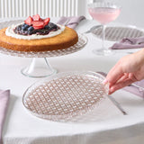 Karaca Rattan Grau-Glitzer 7-teiliges Kuchenset