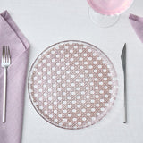 Karaca Rattan Grau-Glitzer 7-teiliges Kuchenset