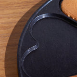 Karaca Fluffy Love Antihaft-Pfannkuchenpfanne mit Induktionskeramikbeschichtung 26 cm schwarz