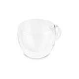 Karaca Olivia 6-teiliges doppelwandiges Espresso- und türkisches Kaffeetassen-Set für 6 Personen 80 ml klar
