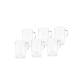 Karaca Guido 6-teiliges Set Glasteetassen 200 ml