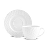 Karaca Nora Embossed Teetassen-Set für 6 Personen 220 ml