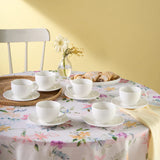 Karaca Anna Embossed Teetassen-Set für 6 Personen 220 ml