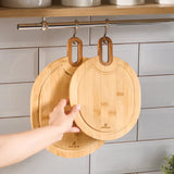 Karaca Ovelcut 2-teiliges Bambus-Schneidebrett-Set Holz