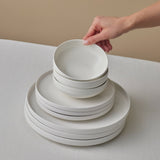 Karaca Stream Bone China Saturn 12-teiliges Tafelservice für 4 Personen Weiss