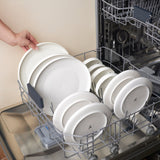 Karaca Stream Bone China Saturn 12-teiliges Tafelservice für 4 Personen Weiss