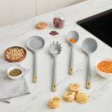 Karaca Silva Silikon Schöpflöffel 32 cm Grau