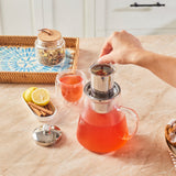 Karaca Lumira Borosilikat Glas Teekanne 1200 ml