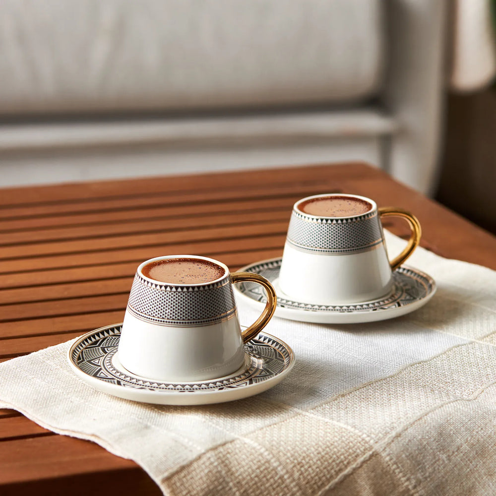 " Karaca Globe Kaffeeservice für 6 Personen "