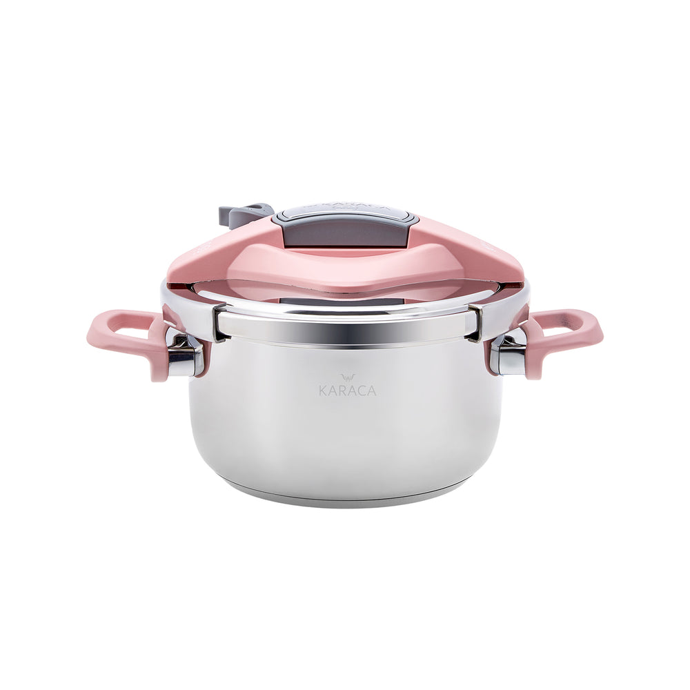 " Karaca Perfect Pink 4+6 Liter Schnellkochtopf-Set "