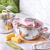" Karaca Perfect Pink 4+6 Liter Schnellkochtopf-Set "