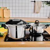 " Karaca Perfect Gray 4 + 6 Liter Schnellkochtopfset "