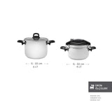 " Karaca Perfect Gray 4 + 6 Liter Schnellkochtopfset "