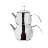 " Karaca Layla turkish tea pot set metal "
