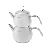 " Karaca Layla turkish tea pot set metal "