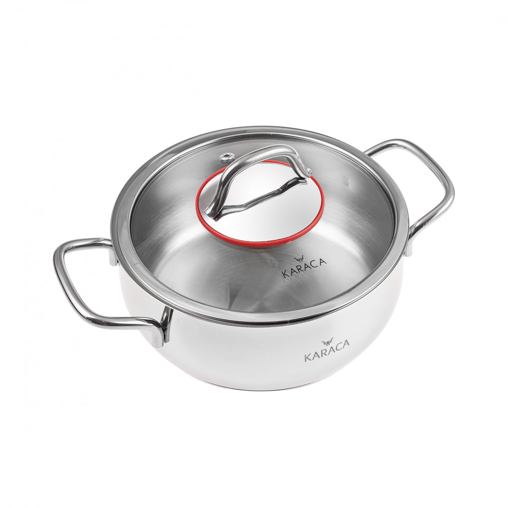 " Karaca Emirgan Kochtopf- Set Edelstahl, 6- teilig, Midi Set "