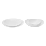 " Karaca White Pure Opal Glas Tafelservice 24-teilig für 6 Personen "