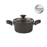 " Karaca Biogranit Black Gold 7-teiliges Topfset "