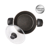 " Karaca Biogranit Black Gold 7-teiliges Topfset "