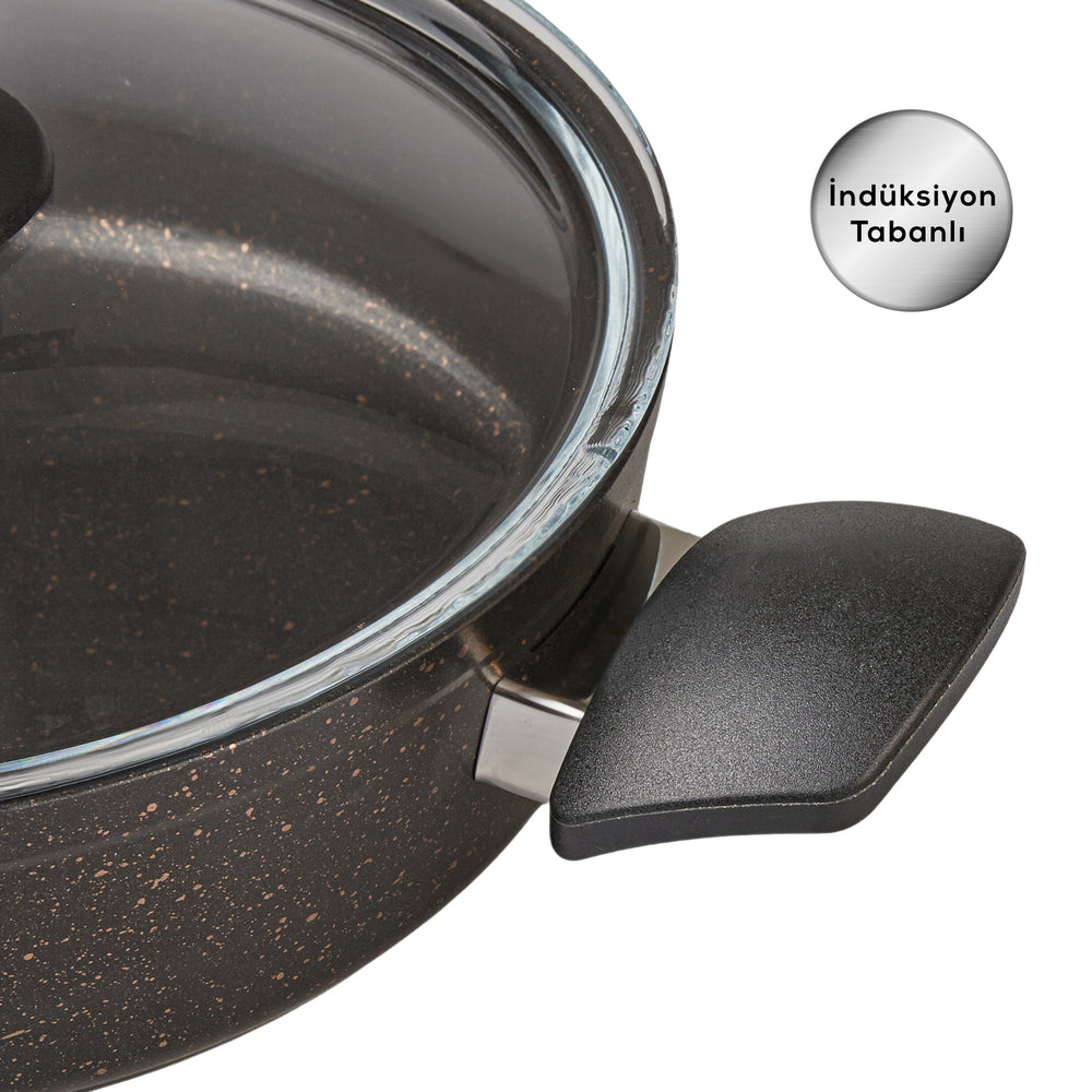 " Karaca Biogranit Black Gold 7-teiliges Topfset "