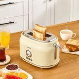 " Karaca Retro Cremefarbenes Toaster "