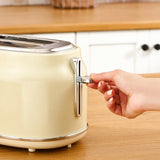 " Karaca Retro Cremefarbenes Toaster "