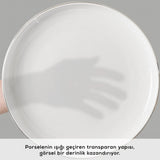 " Karaca Stream Bone New Saturn 59-Teiliges 12-Personen Geschirrset Platin "