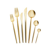 " Karaca Orion Mattgold 30-teiliges Besteckset für 6 Personen "