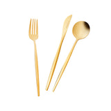 " Karaca Orion Gold 6-Personen 30-teiliges Besteckset "