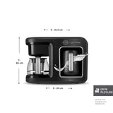 " Karaca Hatır Plus Mod 5 in 1 Essential Kaffeemaschine Schwarz Chrom, 1385W "