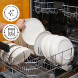 Karaca Streamline Favaro 53-Teiliges 12-Personen Geschirrset Weiss