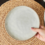 Karaca Aria Reactive Glaze Kuchenteller 20 cm Beige
